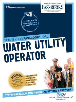 cover image of Water Utility Operator